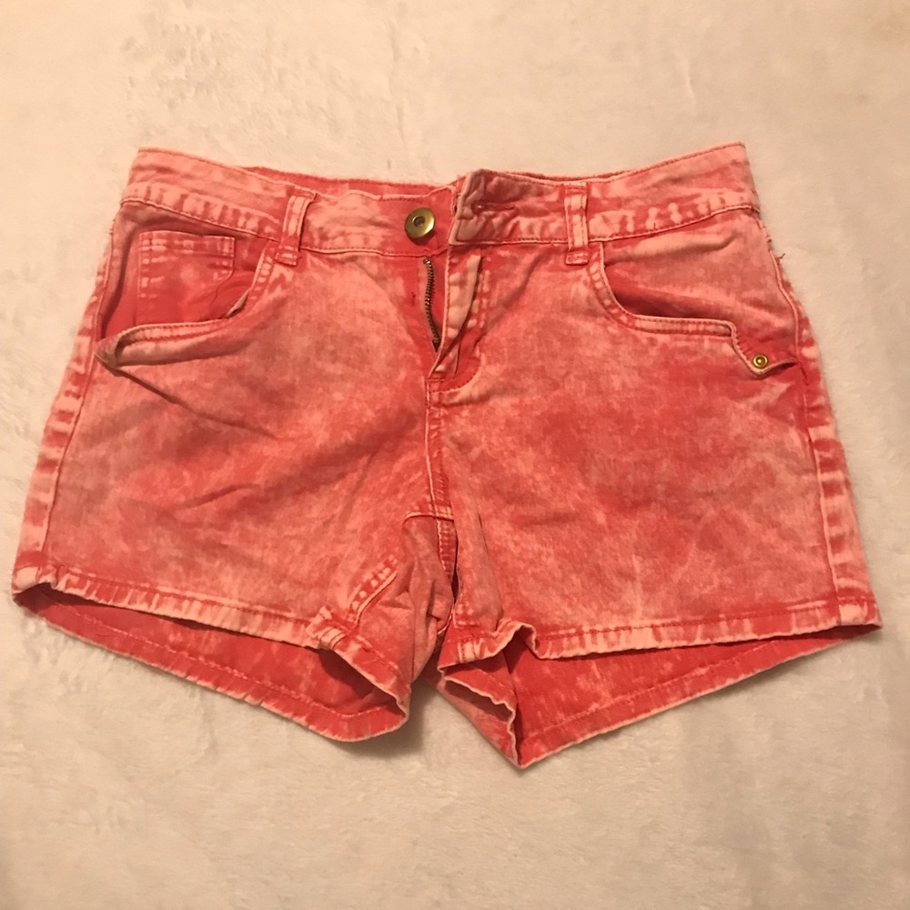 One 5 One Pink low rise shorts